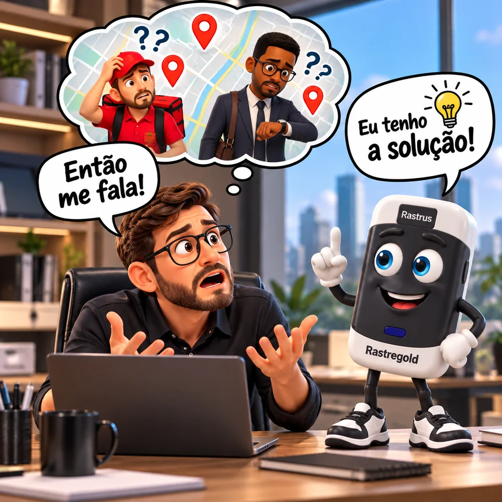 Rastrus dizendo: Eu tenho a solução!